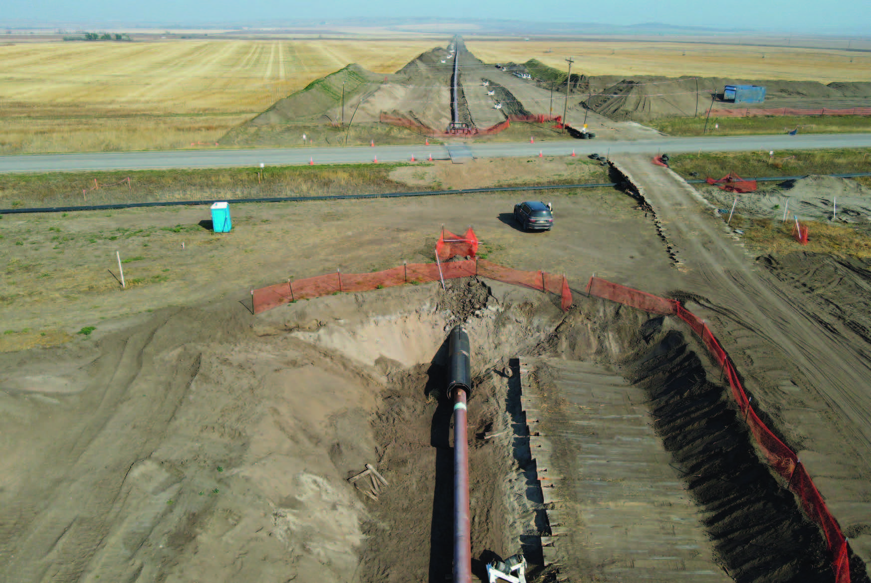 photo of a pipeline installation by cci and associates an engineering project in the united states of america and featured in Trenchless report 2024